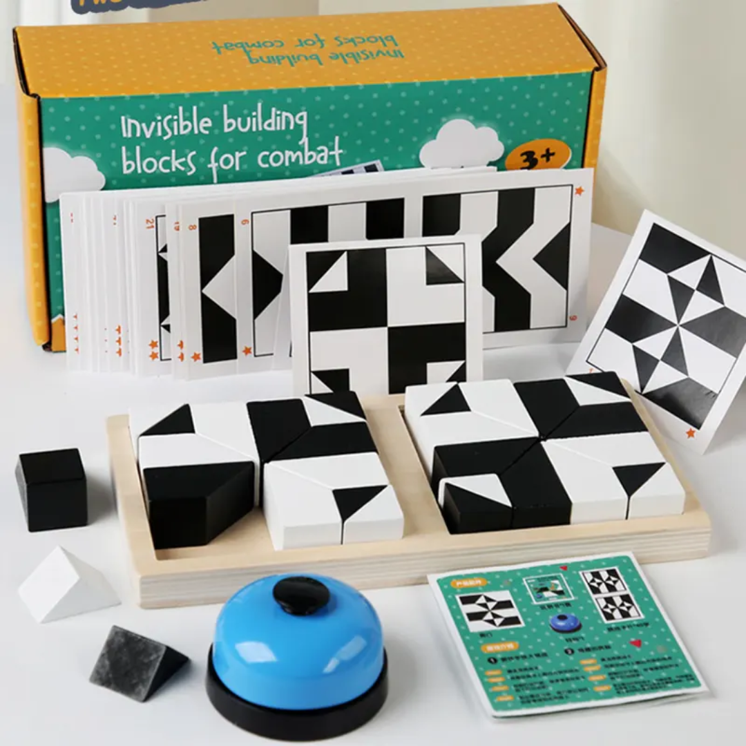 Black and White Blocks Matching Game