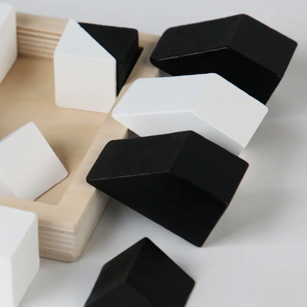 Black and White Blocks Matching Game