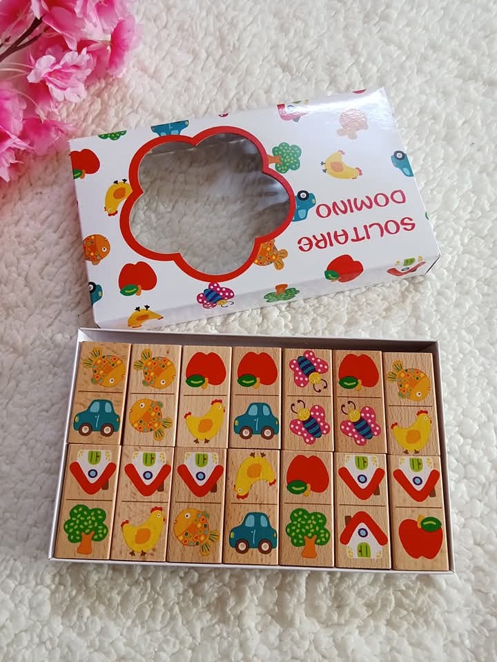 Kids Wooden Dominos