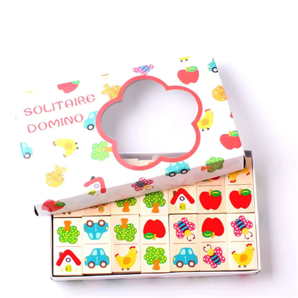Kids Wooden Dominos