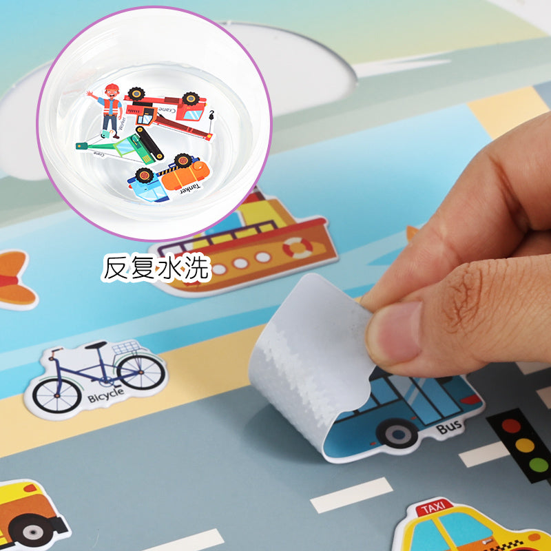 Reusable Sticker Quiet Book