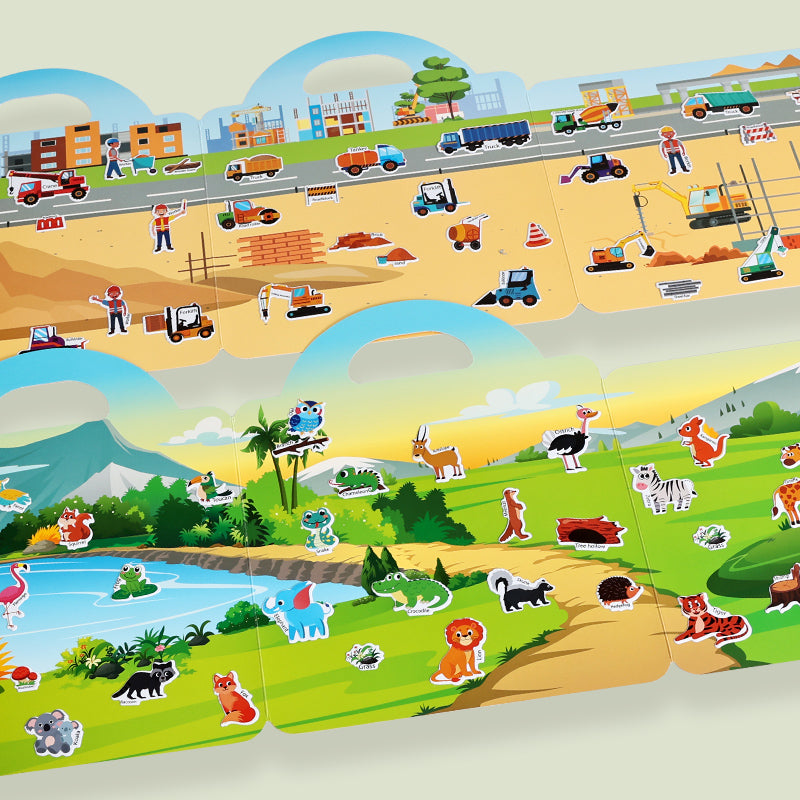Reusable Sticker Quiet Book