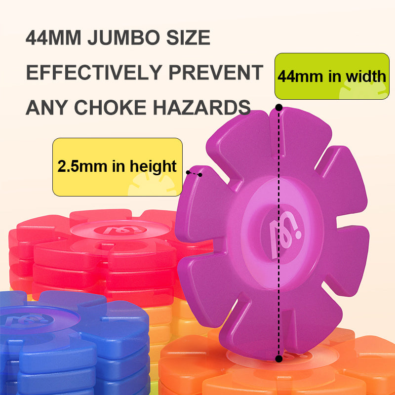 Snowflakes Interlocking Building Blocks – 200 Pieces