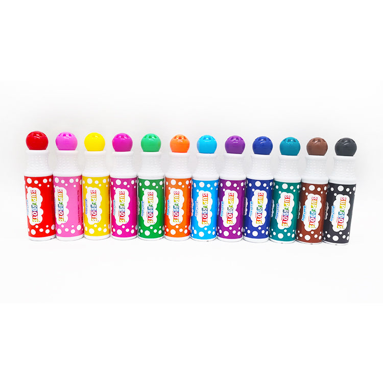 Superdots Washable Dot Markers - Set of 12 Colors