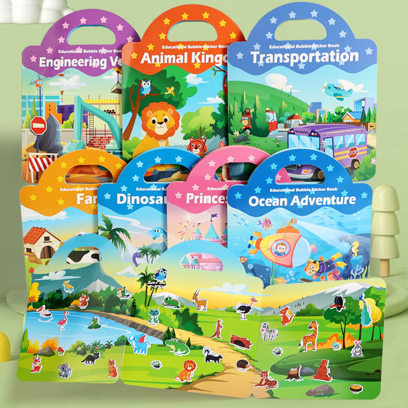 Reusable Sticker Quiet Book
