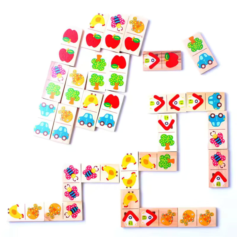 Kids Wooden Dominos