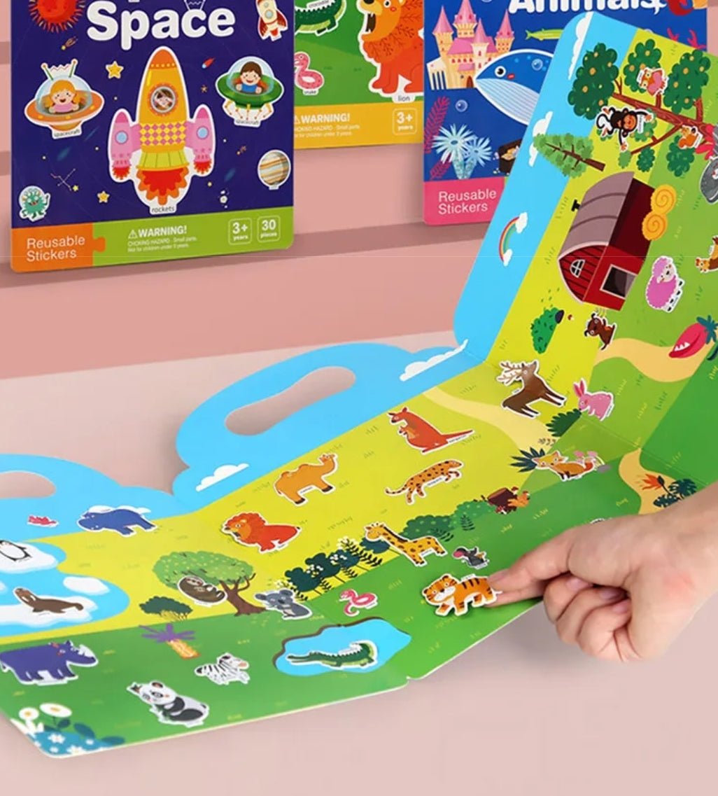 Reusable Sticker Book