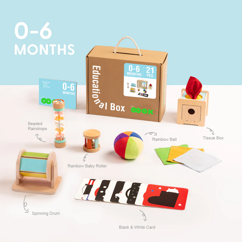 0 - 6 Months Educational Box - One Two Play - lb