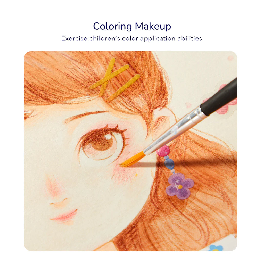 Special art paper with easy-tear lines for sharing and displaying finished artwork