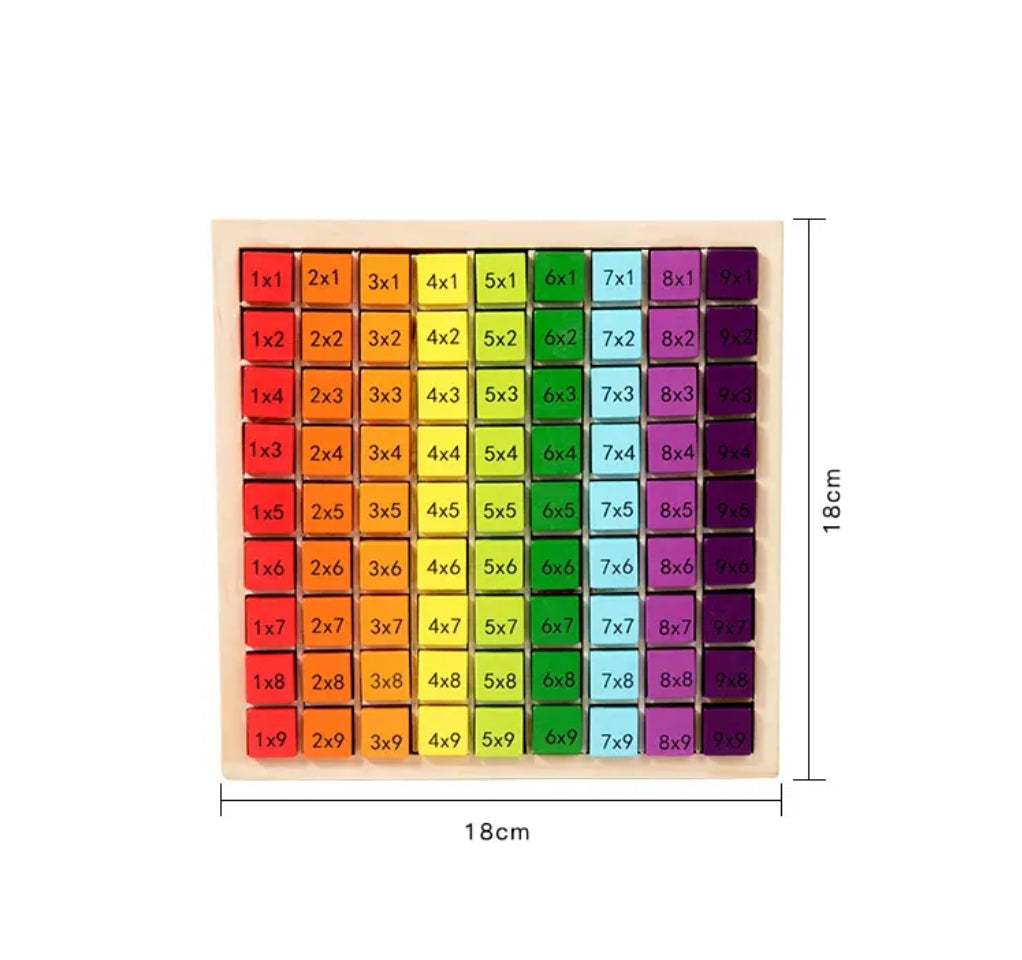 Math learning multiplication set in packaging – Educational school gift for kids in Lebanon
