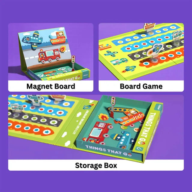 Double-sided inspiration cards showing different outfit combinations to copy and match