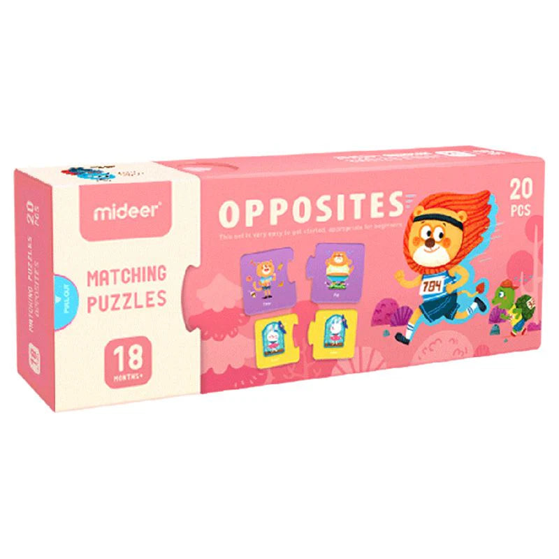 Matching puzzle of opposites for toddlers – Early learning Montessori toy Lebanon