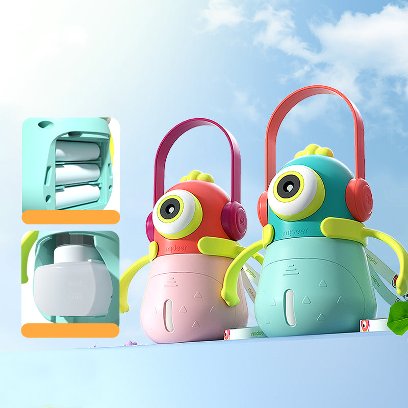 Pink Blue Monster Bubbles machine in box – Fun outdoor birthday gift for toddlers in Lebanon