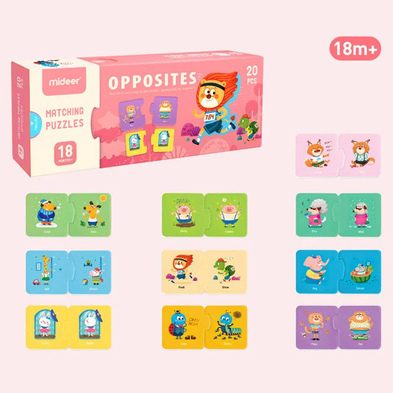 Self-correcting puzzle pieces teaching opposite concepts like hot and cold – One Two Play Lebanon