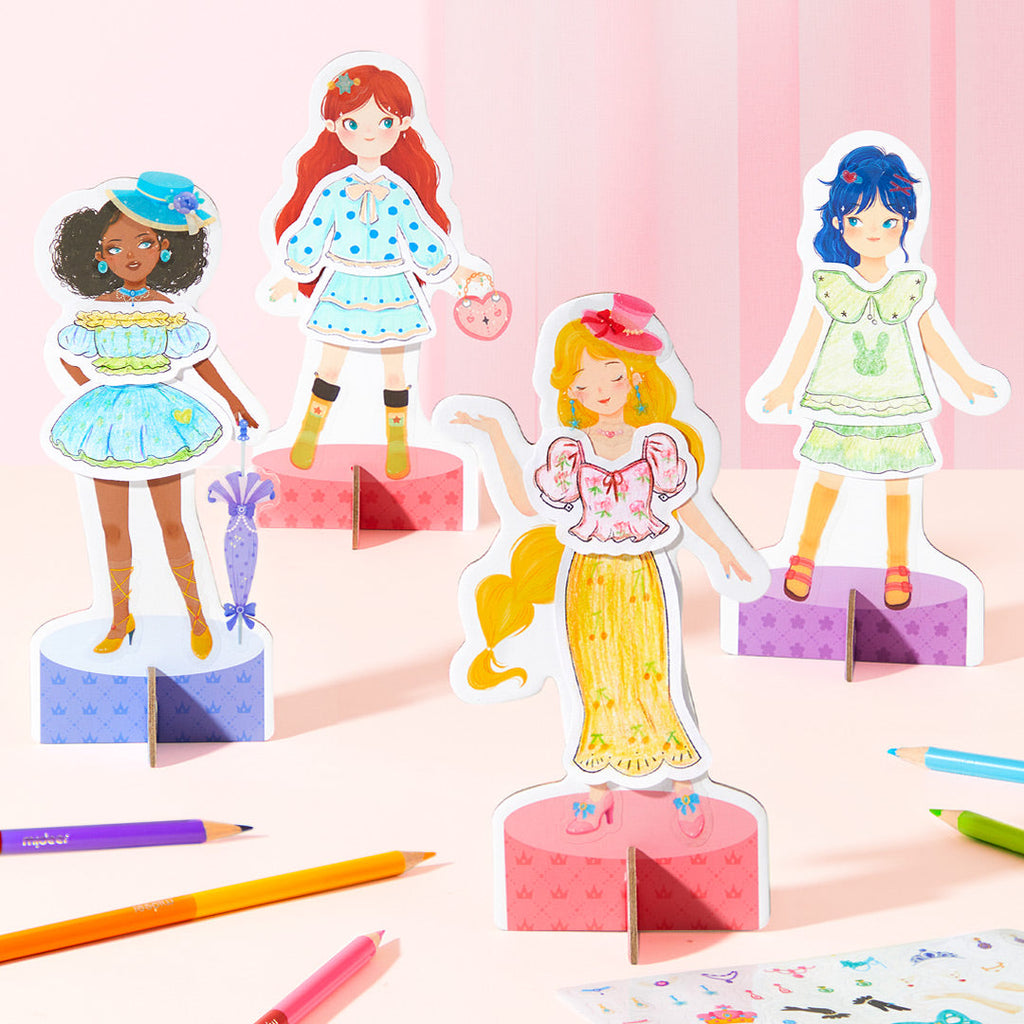 Creative Costume Collage Set: Sparkling Ball Night