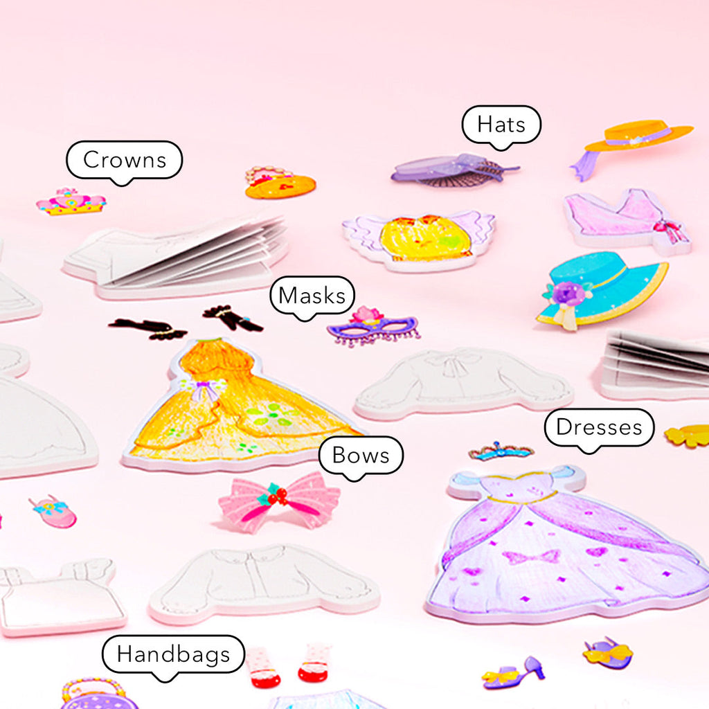 Creative Costume Collage Set: Sparkling Ball Night