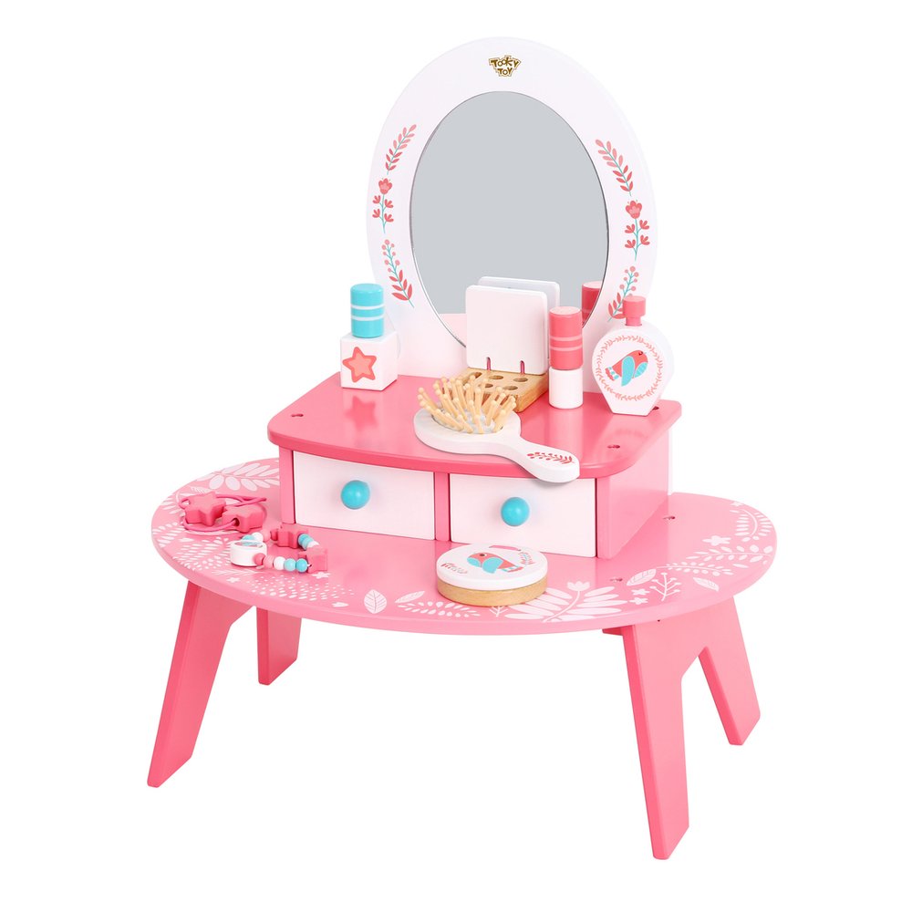 Pink Wooden Dresser