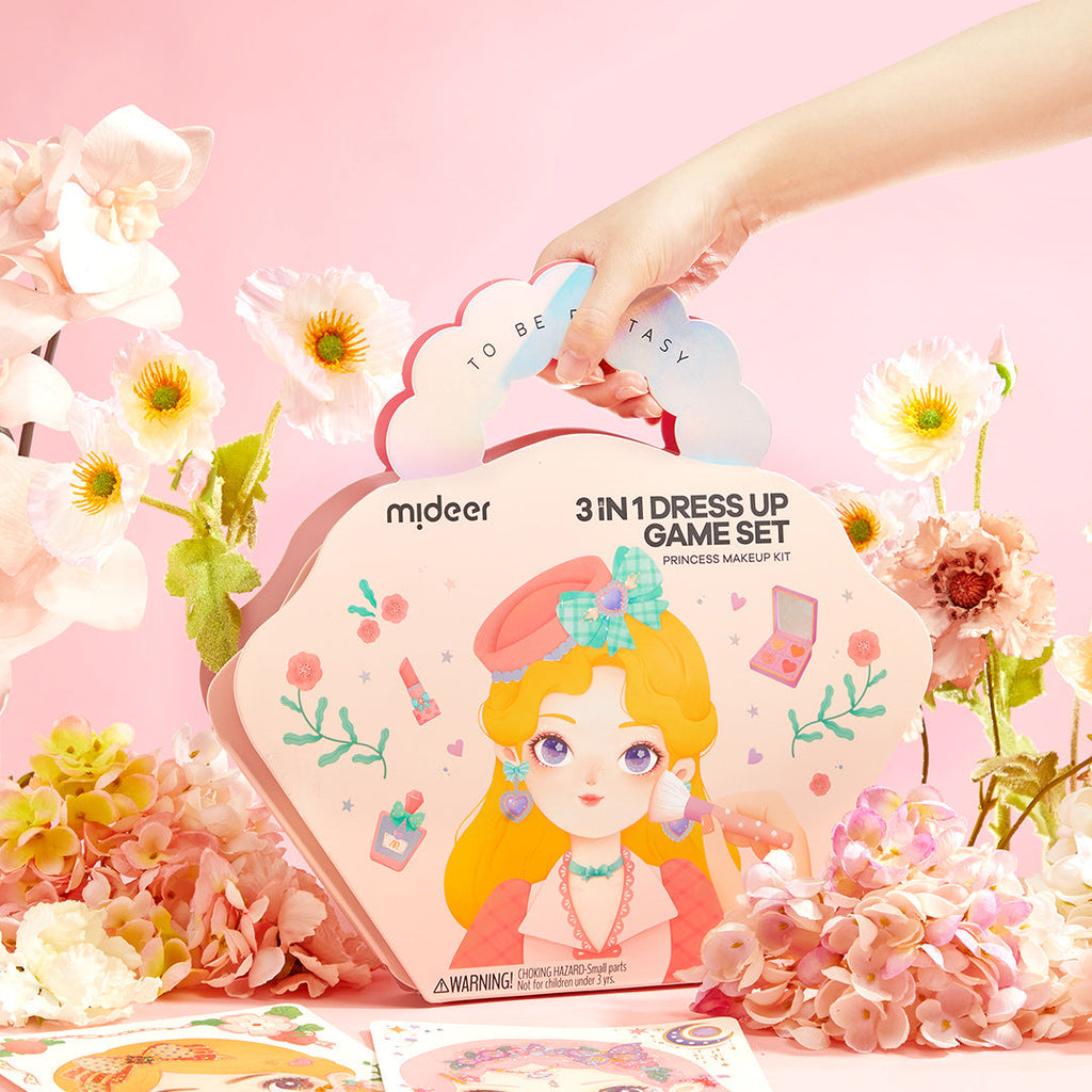 3-in-1 Dress Up Game Set: Princess Fantasy Makeup