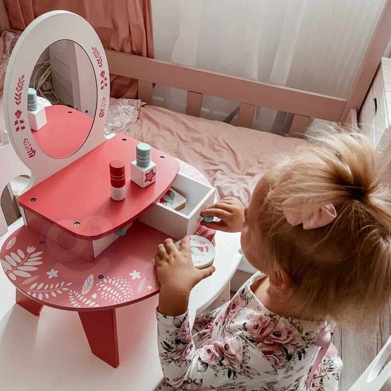 Pink Wooden Dresser