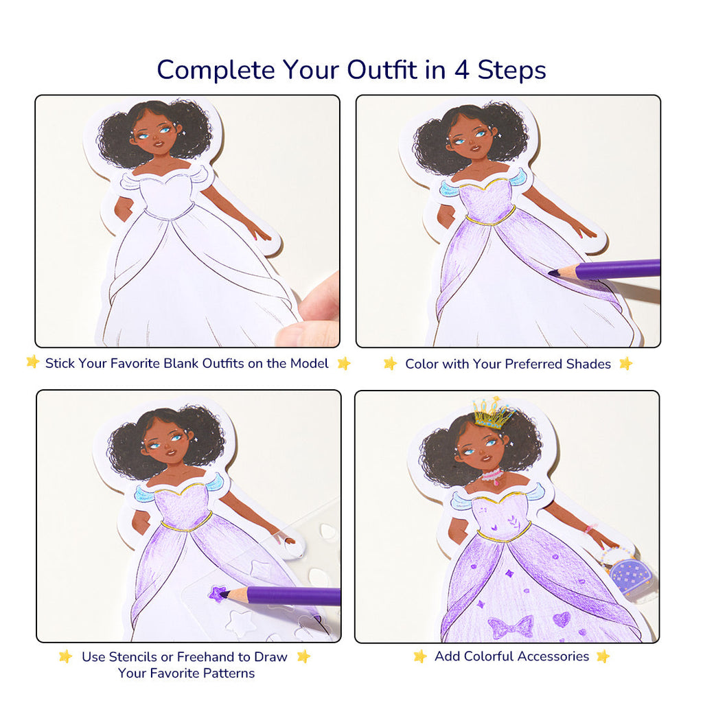 Creative Costume Collage Set: Sparkling Ball Night