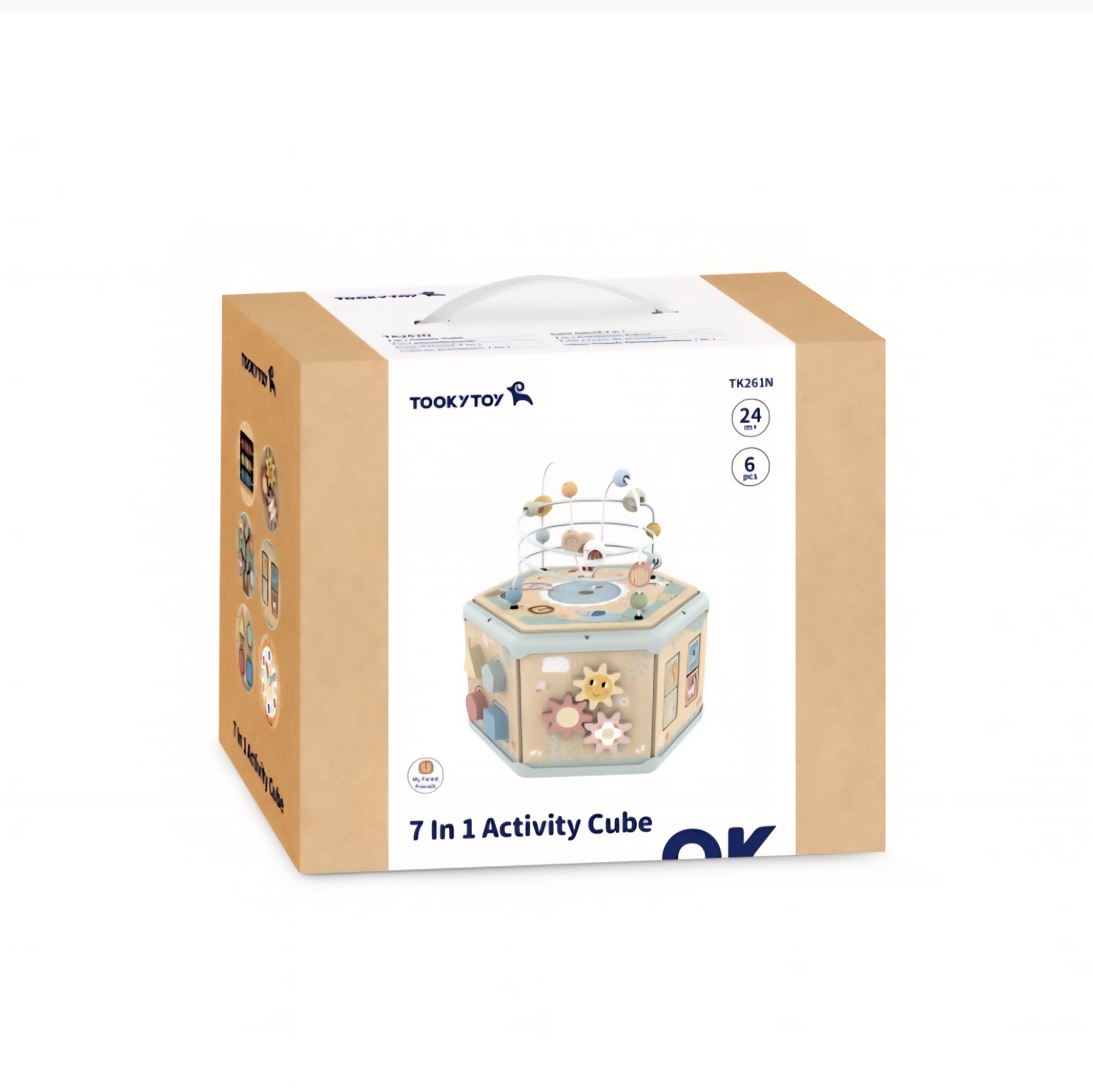7 in 1 Wooden Activity Cube