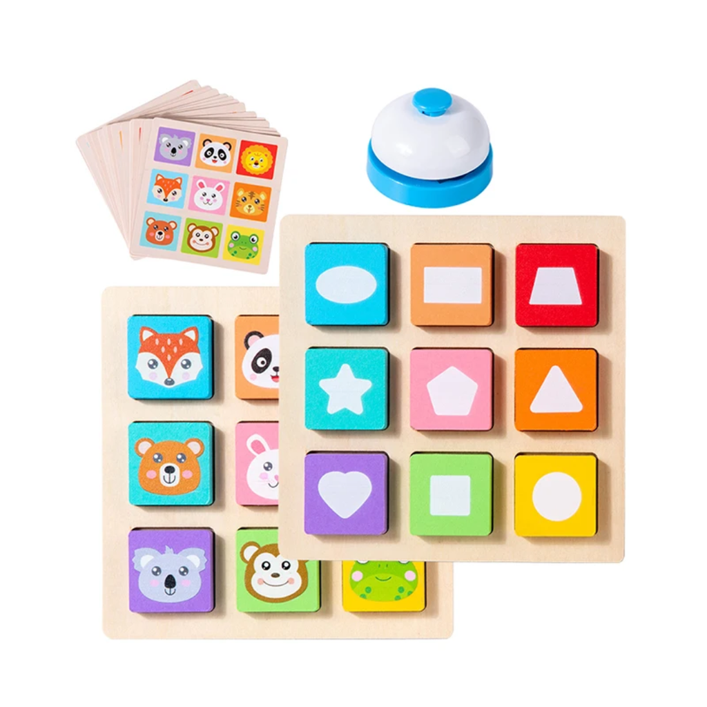 Shape matching blocks battle game – Interactive Montessori toy Lebanon